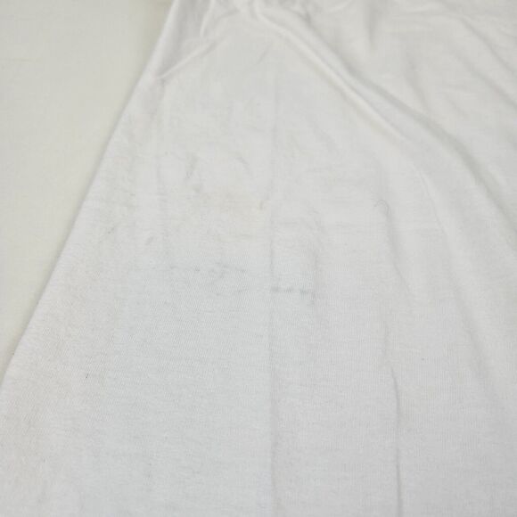 Vtg Cancun Mexico Shirt Tank Top Womens White Beach Palm Tree Swimsuit Cover Up - Picture 8 of 11